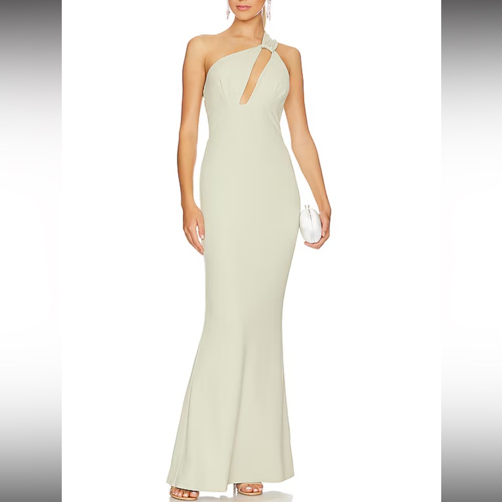 Katie May Edgy Dress in Sage